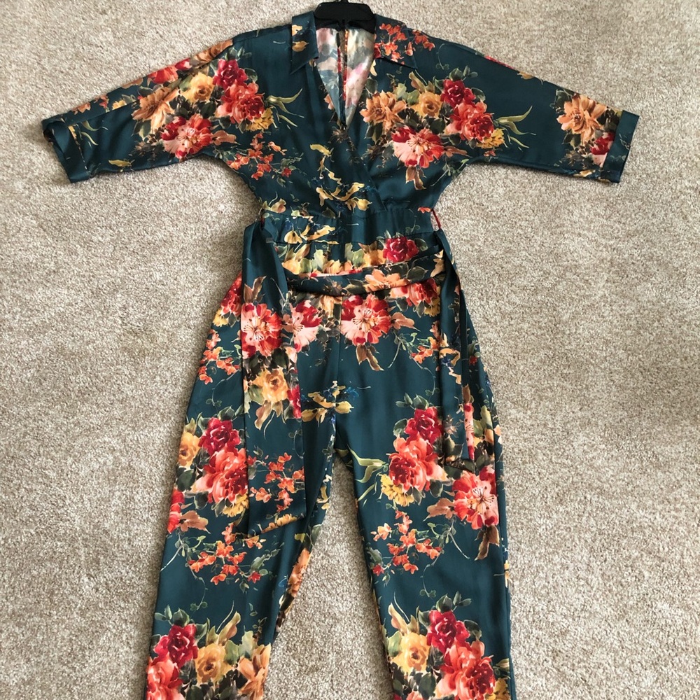 Zara Floral Print Jumpsuit